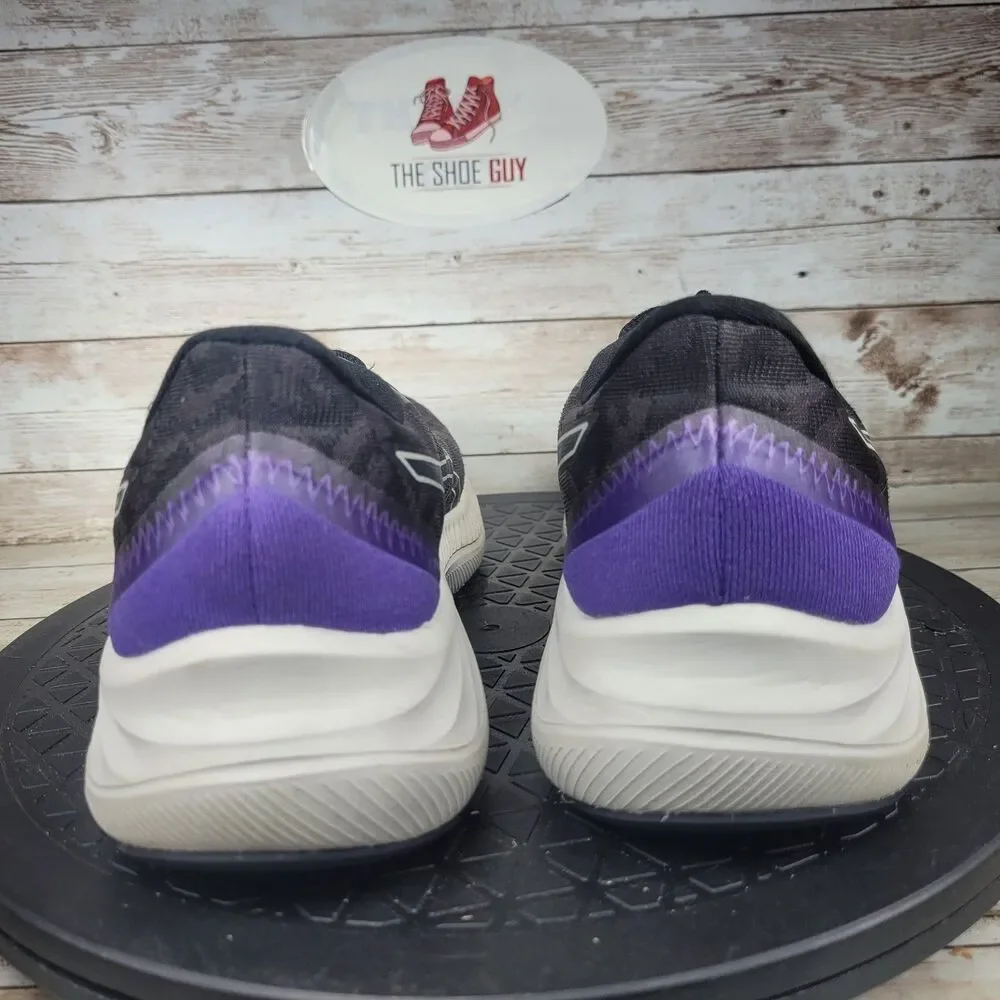 ASICS Gel-Excite 8 Women's Size 6.5 Black Purple running shoes